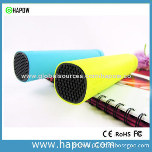 2014 New Mini Speaker Power Bank/Universal External Battery Charger, 100Hz-20kHz Frequency Response